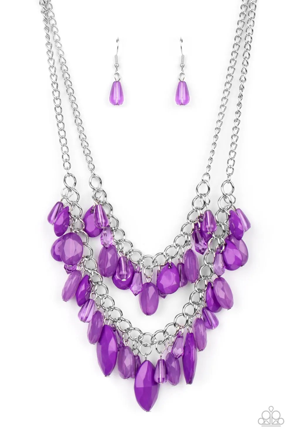 Paparazzi Midsummer Mixer - Purple Necklace