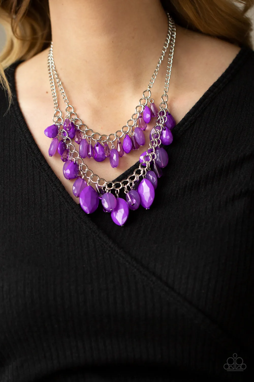 Paparazzi Midsummer Mixer - Purple Necklace