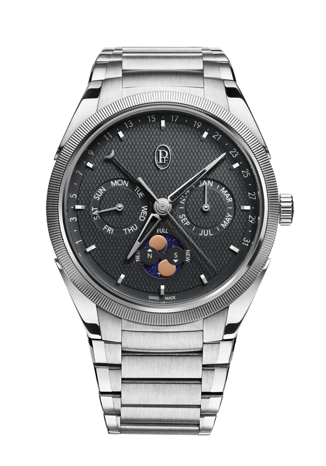 Parmigiani Fleurier Tonda PF Annual Calendar Steel