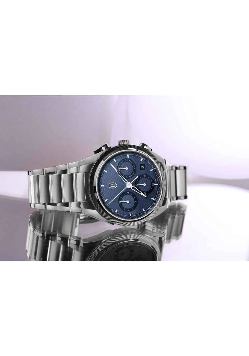 Parmigiani Fleurier Tonda PF Chronograph Steel Platinum Blue