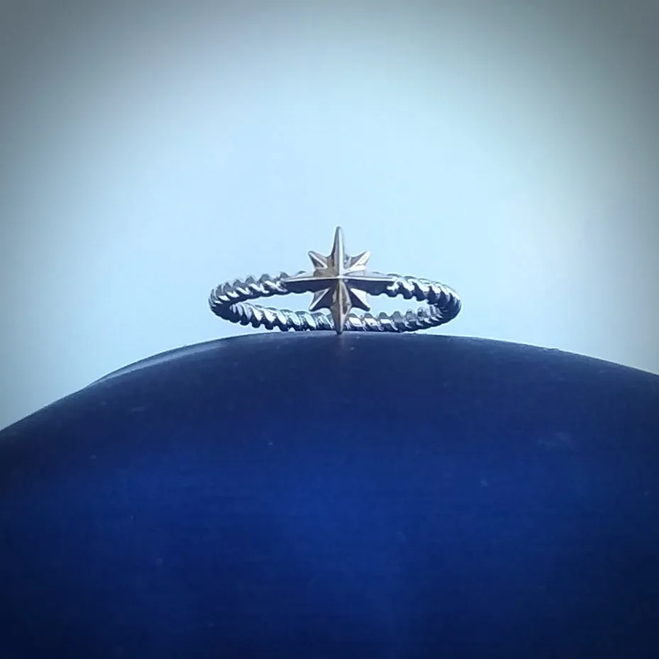 Petite Compass Rose Ring