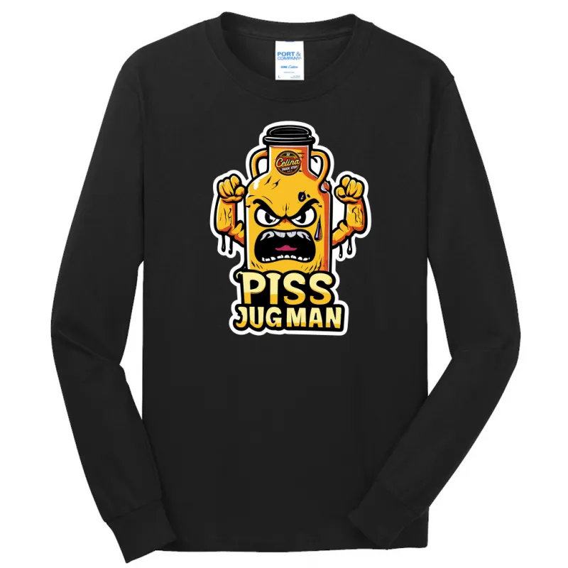 Piss Jugman Long Sleeve Cotton Tee