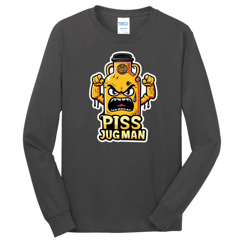 Piss Jugman Long Sleeve Cotton Tee