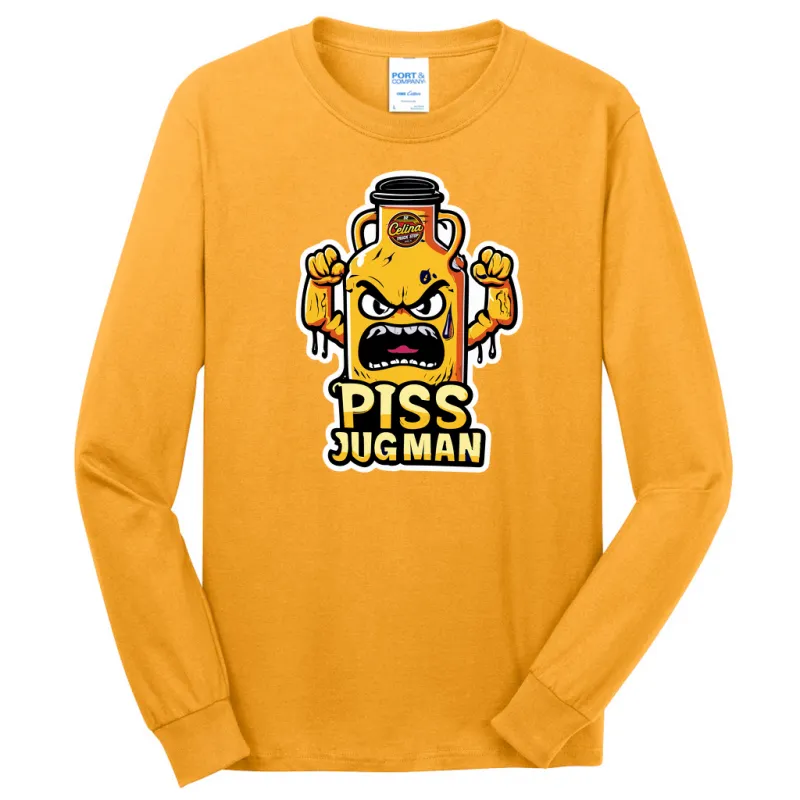 Piss Jugman Long Sleeve Cotton Tee