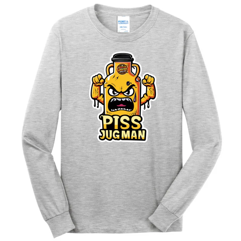 Piss Jugman Long Sleeve Cotton Tee