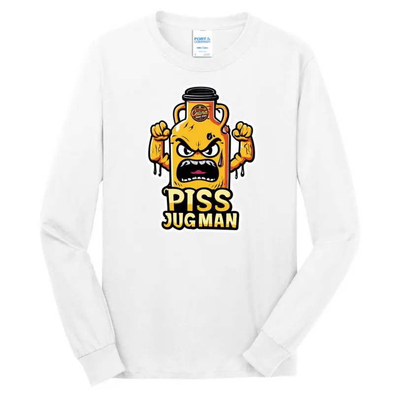 Piss Jugman Long Sleeve Cotton Tee