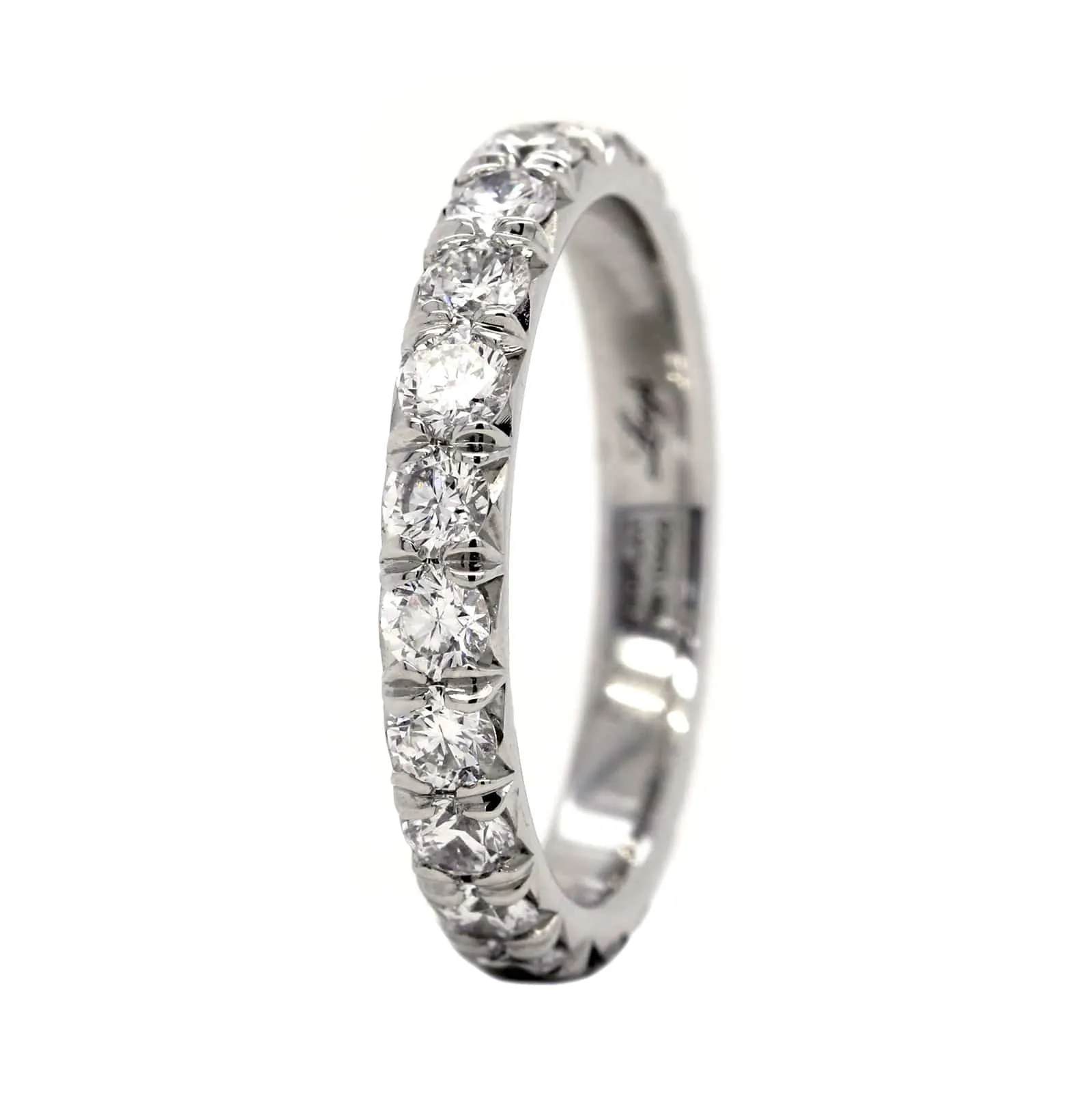 Platinum Diamond Eternity Band