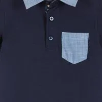 Polo & Short Set | Navy Chambray