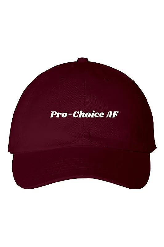 Pro-Choice AF Bio-Washed Dad Cap