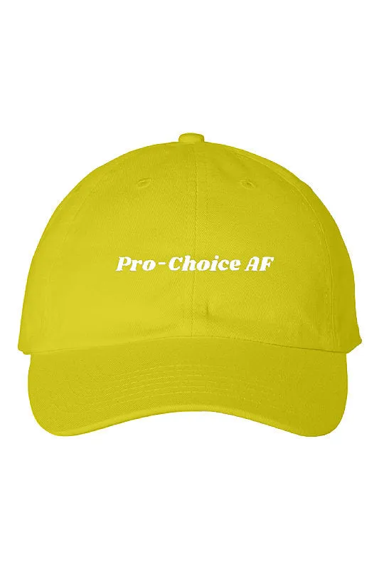 Pro-Choice AF Bio-Washed Dad Cap