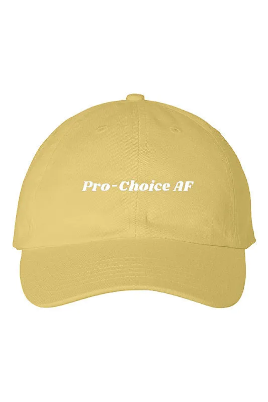 Pro-Choice AF Bio-Washed Dad Cap