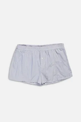 Rework Oxford Mini Boxer Shorts - XL