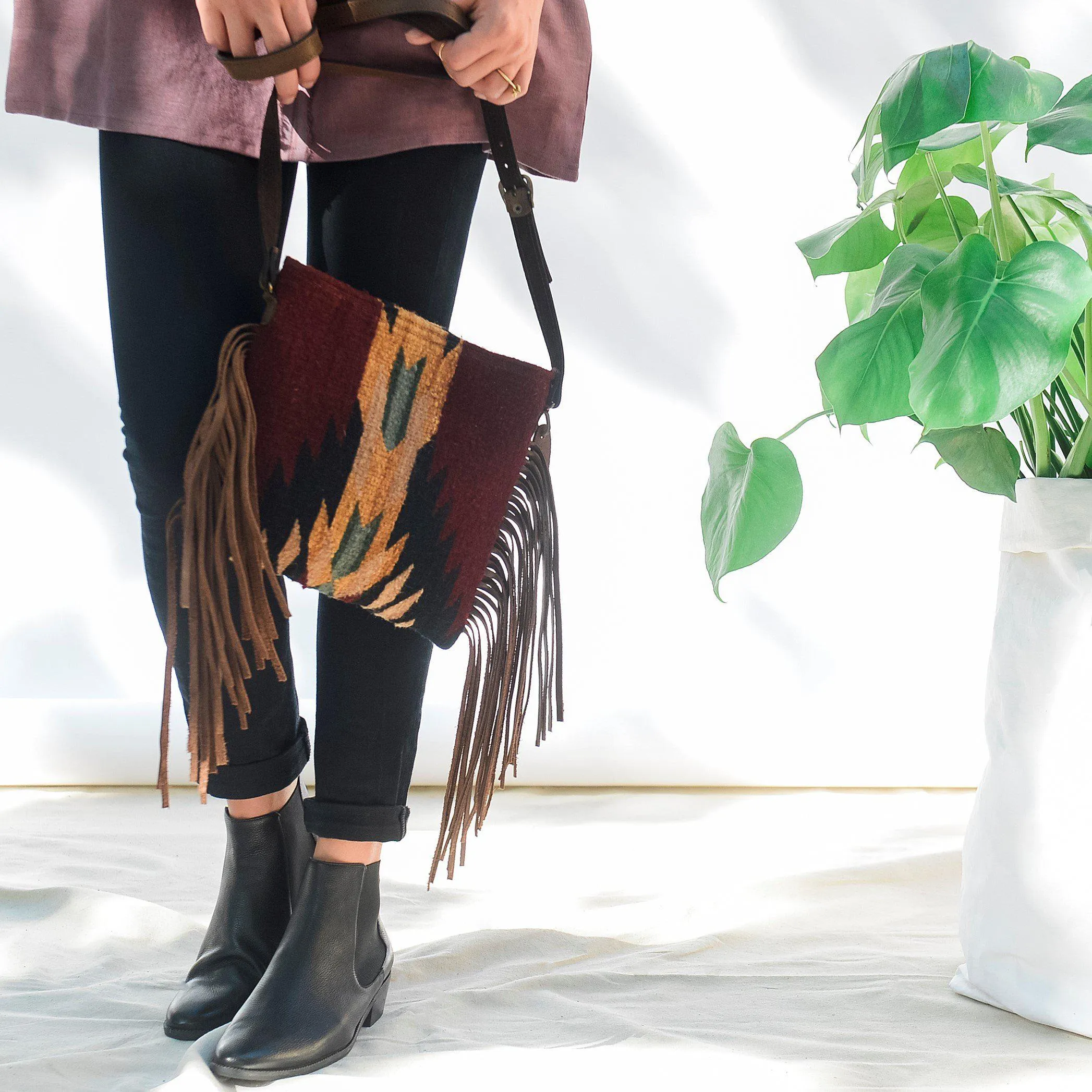 Shadow Fringe Bag