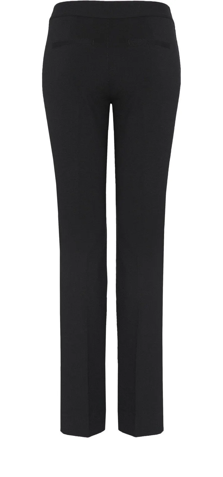 Slim Trouser Zwart Jersey | Black