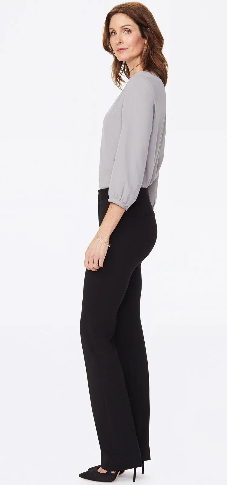 Slim Trouser Zwart Jersey | Black