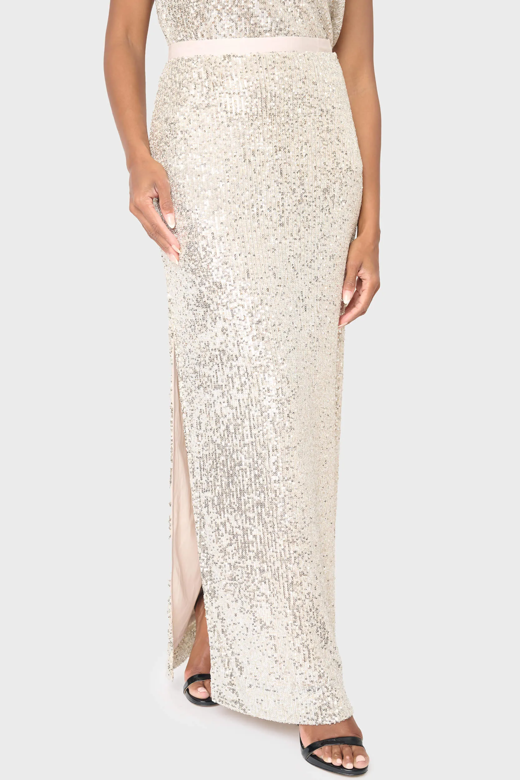 Sparkle & Shine Sequin Maxi Skirt