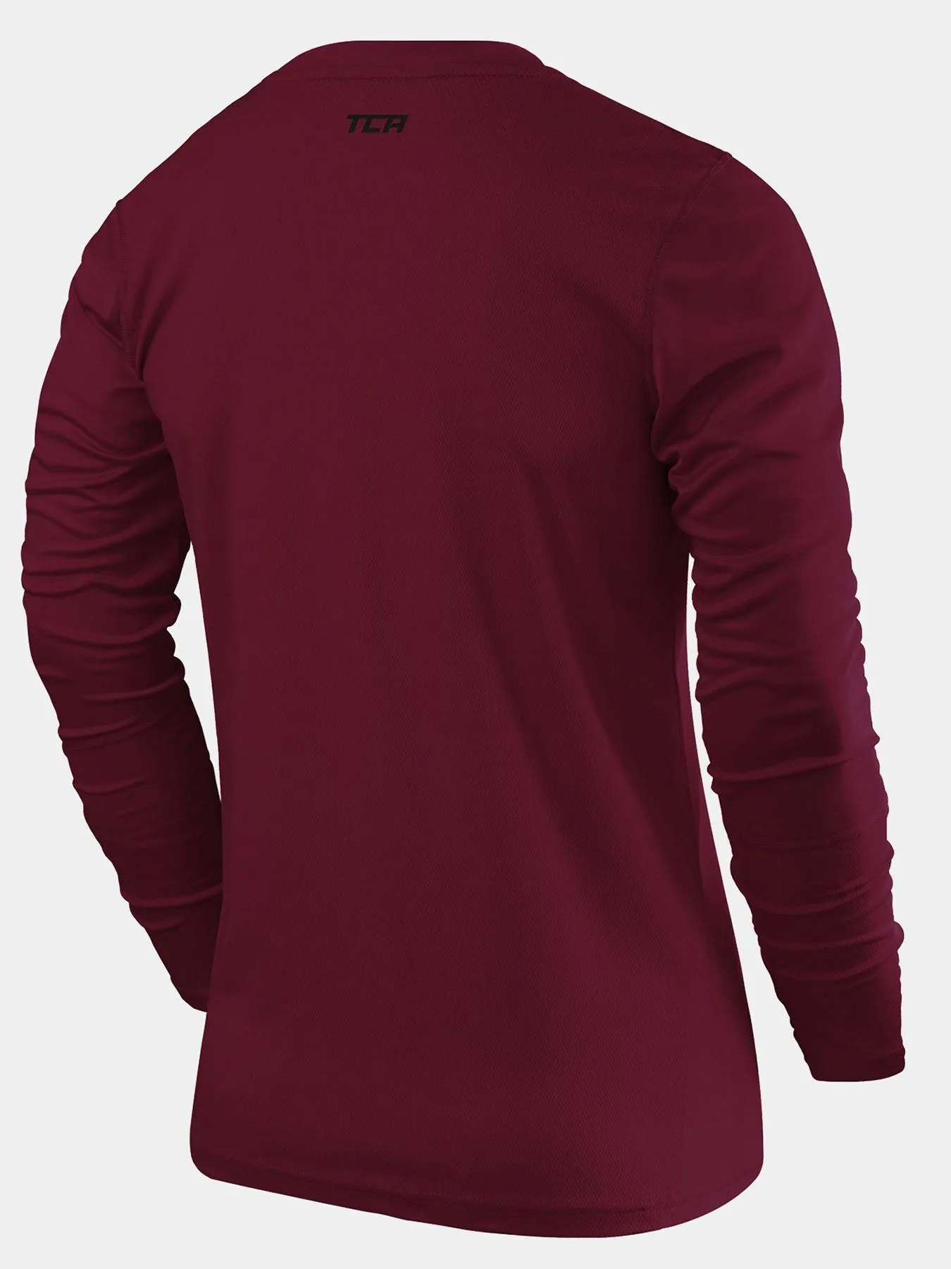 Stamina Long Sleeve Crew Neck Running Top For Men With Thumbholes