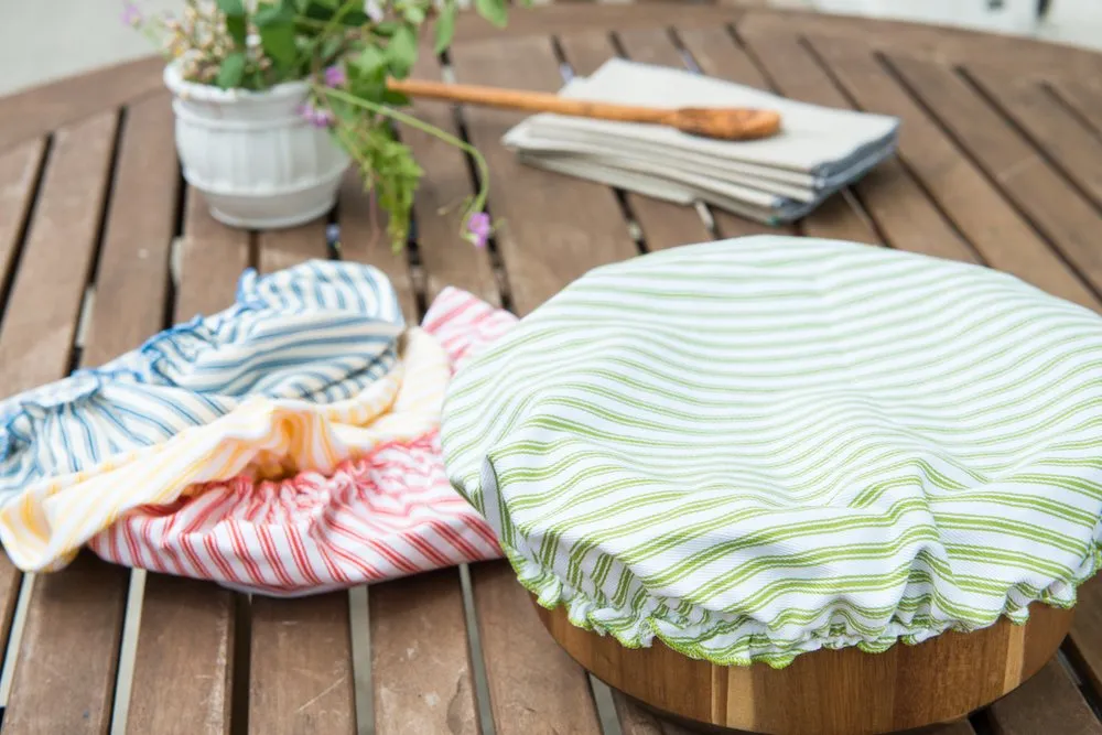 Stripe Reusable Bowl Cover