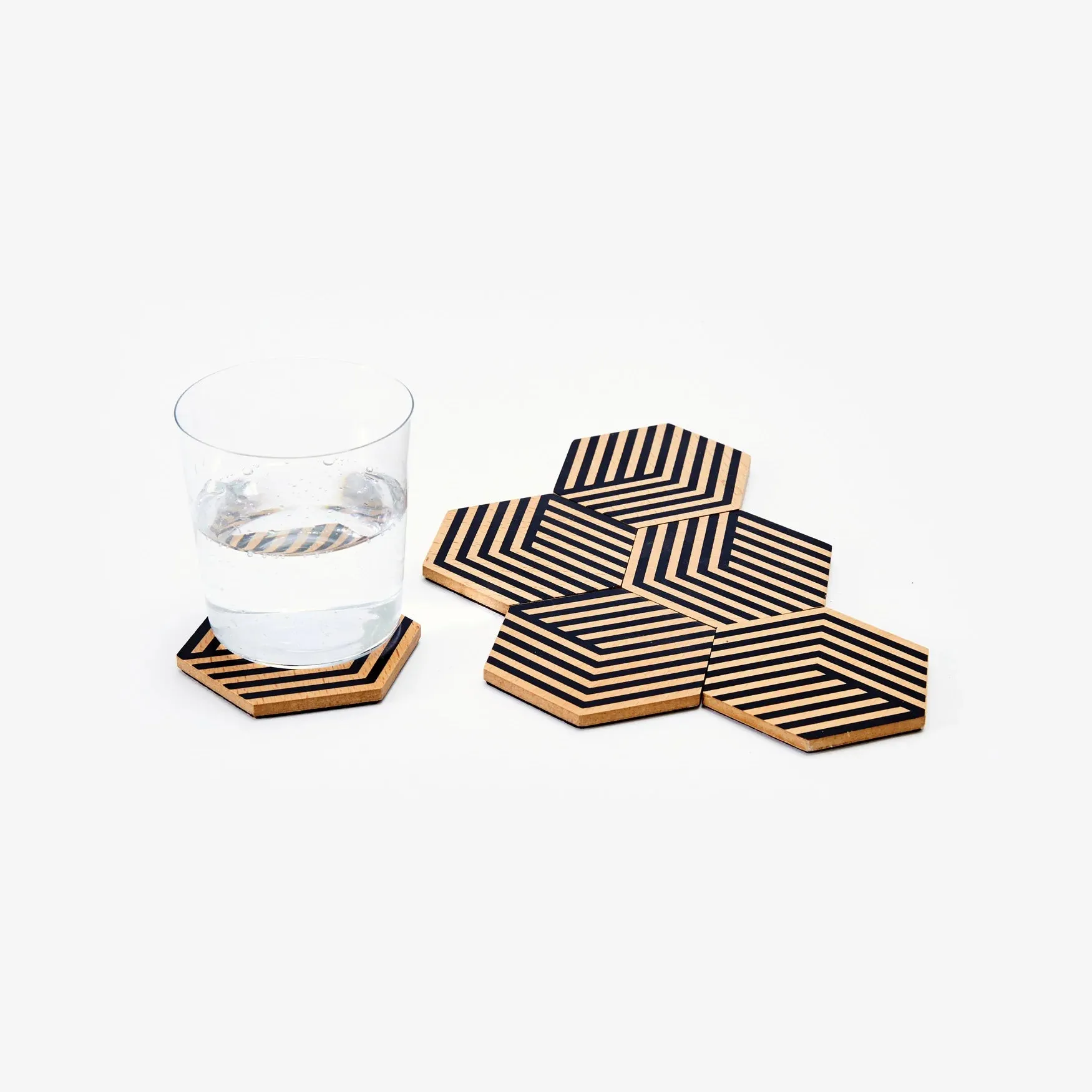 Table Tiles Coasters, Set of 6