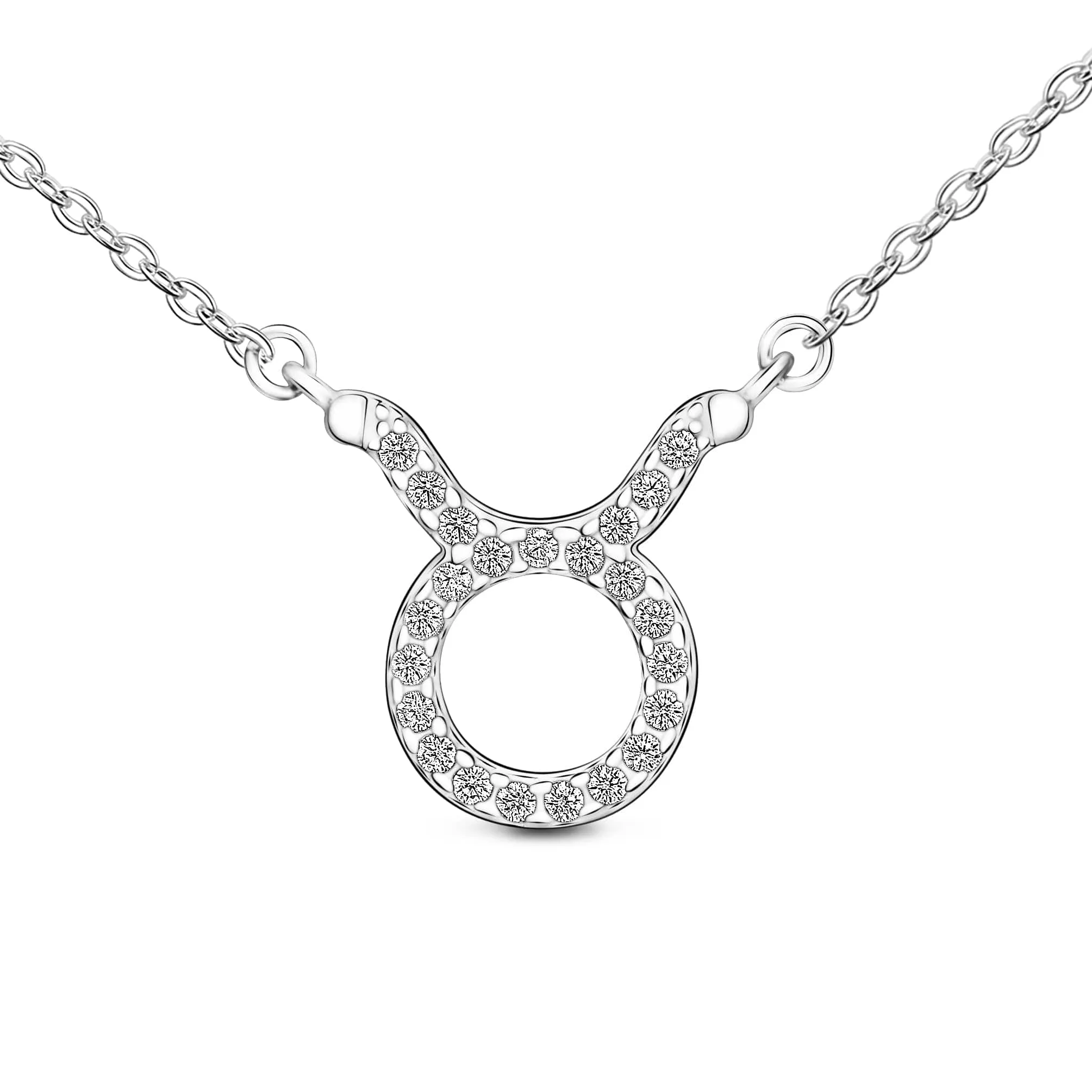 Taurus Zodiac Necklace Silver Constellation Horoscope