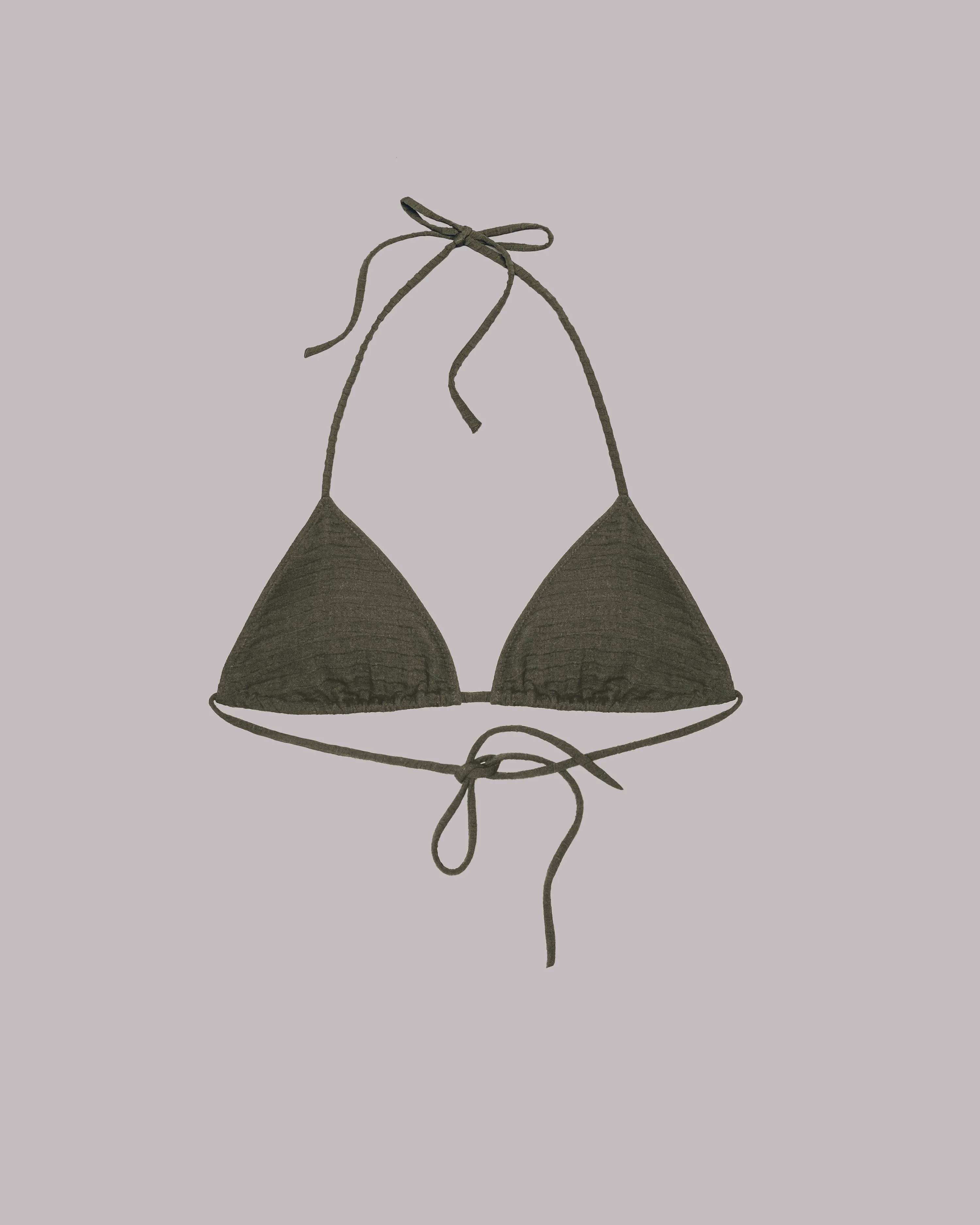 The Green Triangle Bikini Top