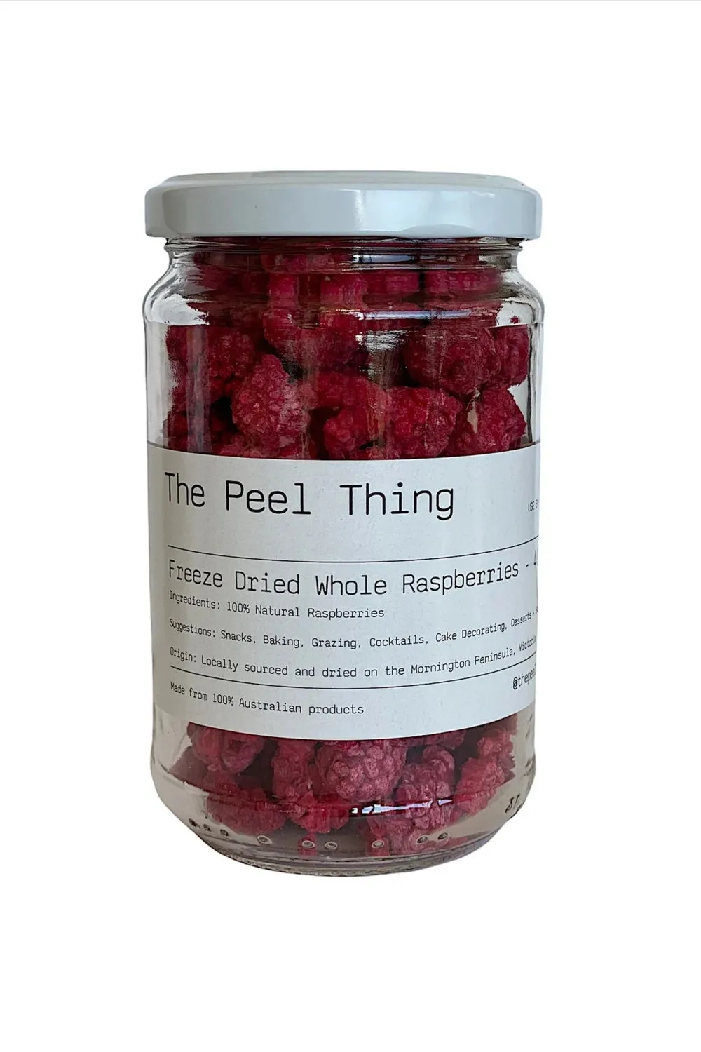 THE PEEL THING FREEZE DRIED BERRIES RASPBERRIES