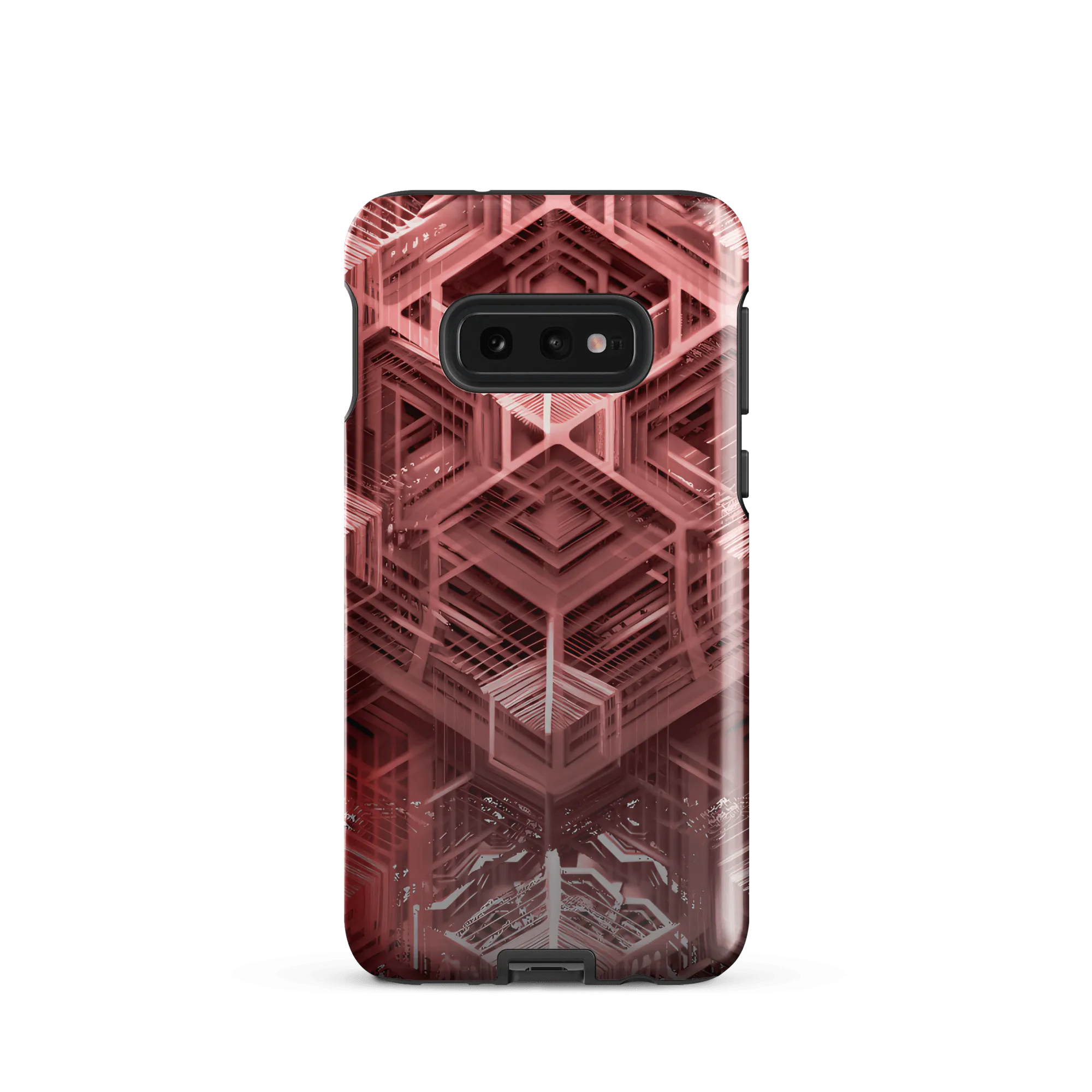 Tough Sacred Geometric Hexagonal Futuristic Style Phone Case for Samsung®