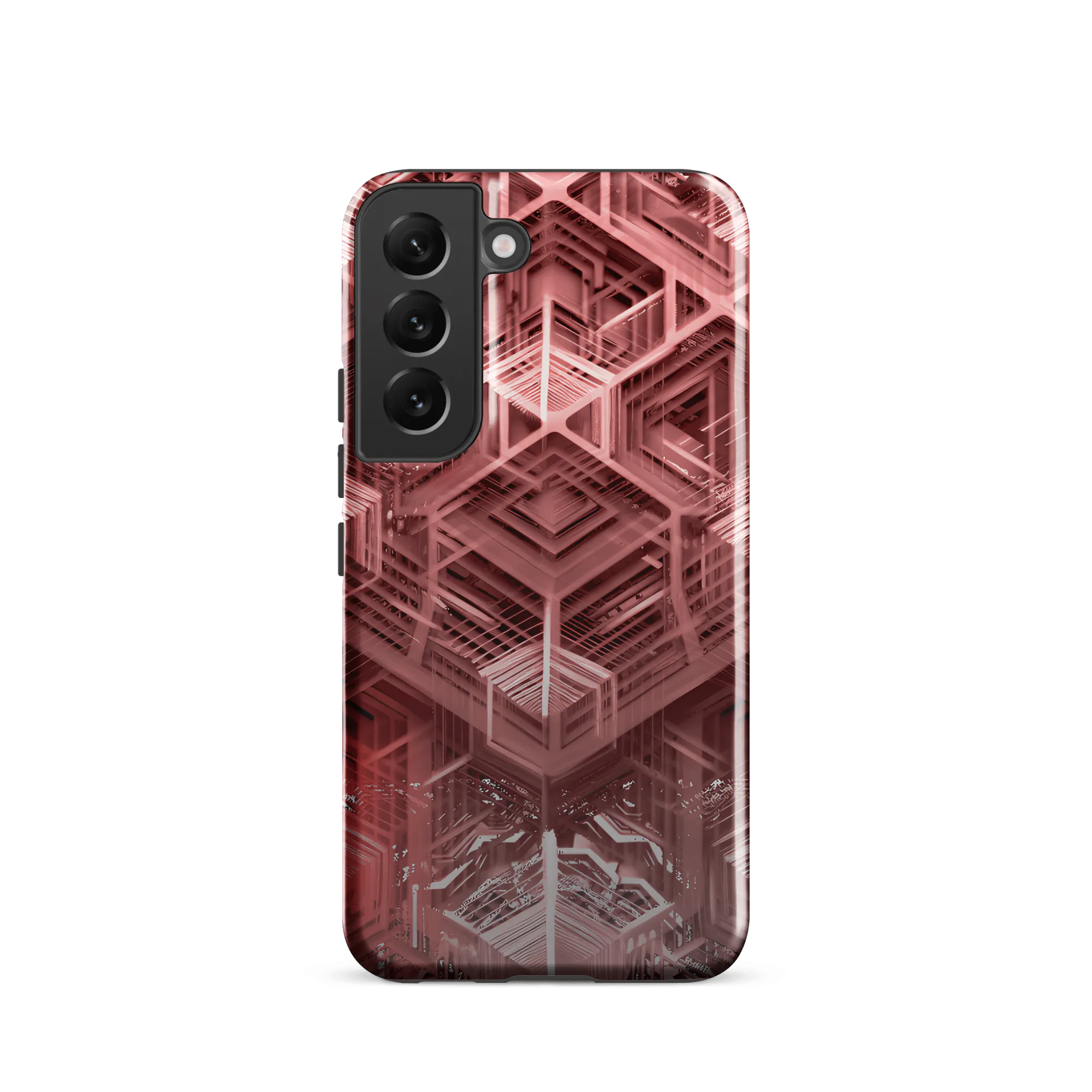 Tough Sacred Geometric Hexagonal Futuristic Style Phone Case for Samsung®