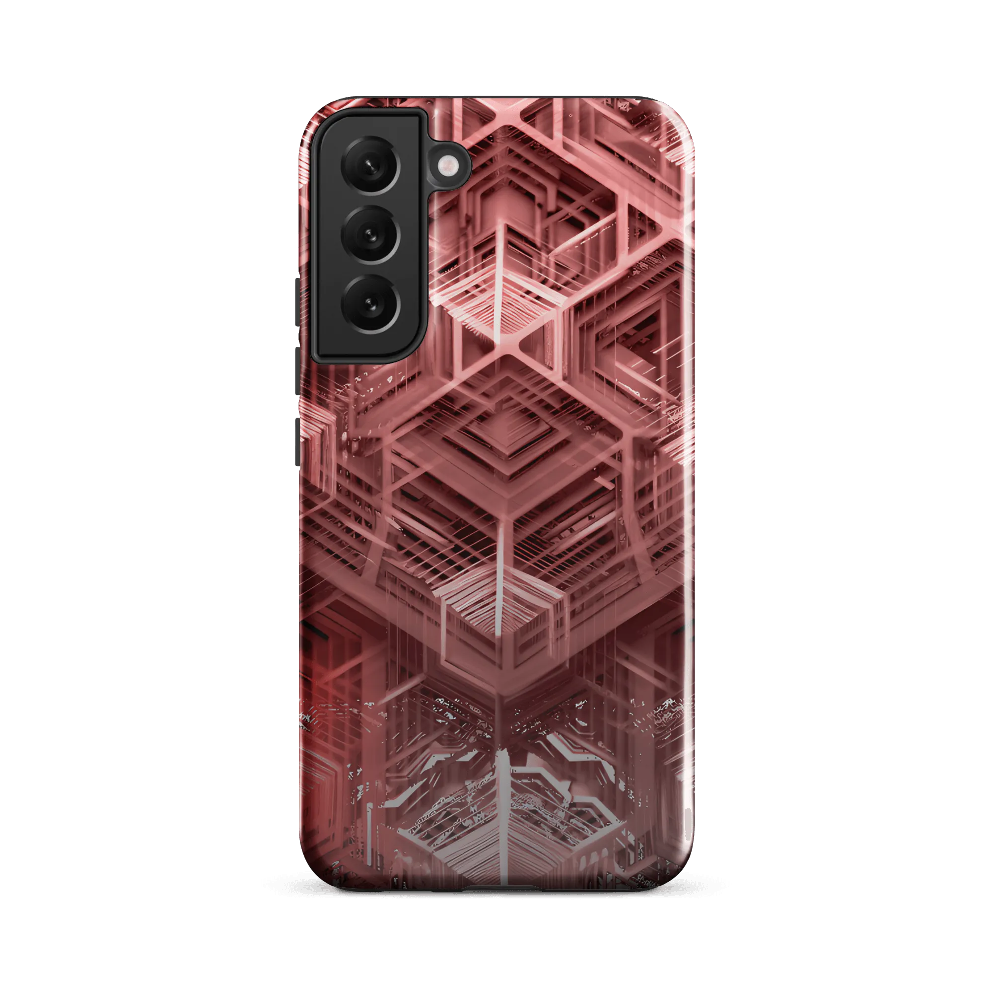 Tough Sacred Geometric Hexagonal Futuristic Style Phone Case for Samsung®