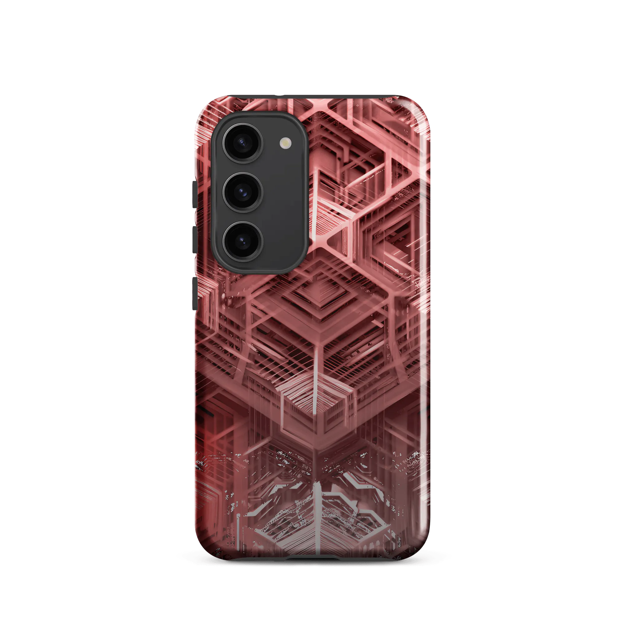 Tough Sacred Geometric Hexagonal Futuristic Style Phone Case for Samsung®