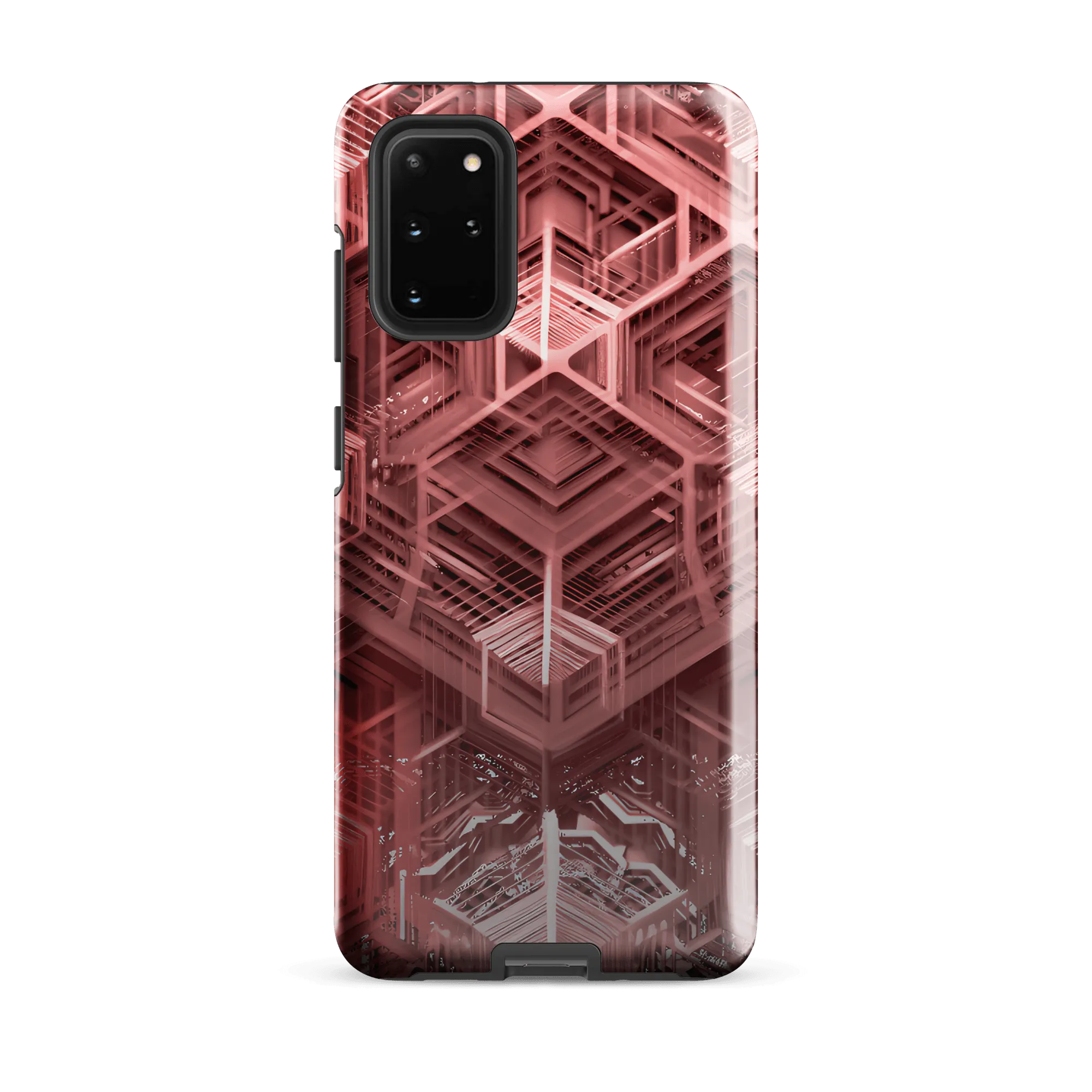 Tough Sacred Geometric Hexagonal Futuristic Style Phone Case for Samsung®