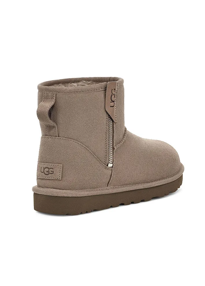 UGG Classic Mini Bailey Zip Stvler - Smoke Plume