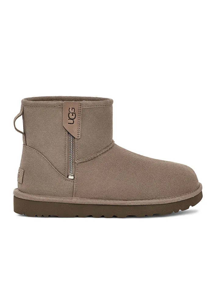 UGG Classic Mini Bailey Zip Stvler - Smoke Plume