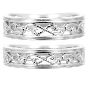 Unique Couple Wedding Ring Set - WM54