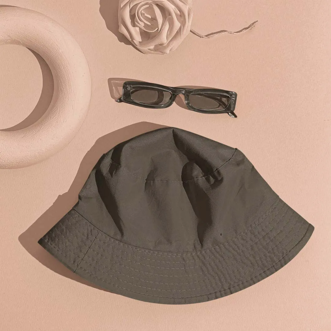 Unisex Coffee Brown Classy Bucket Hat