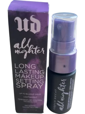 Urban Decay Purple ALL NIGHTER Long Lasting Makeup Setting Spray Travel Size