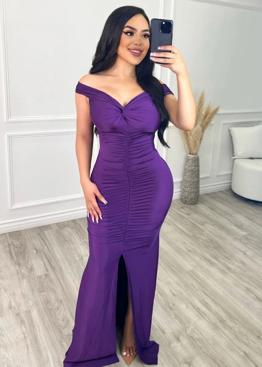 Vianey Dress Purple