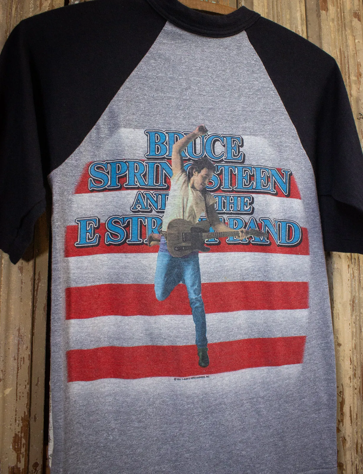 Vintage Bruce Springsteen Born In The USA Raglan Concert T Shirt 1984/85 XS