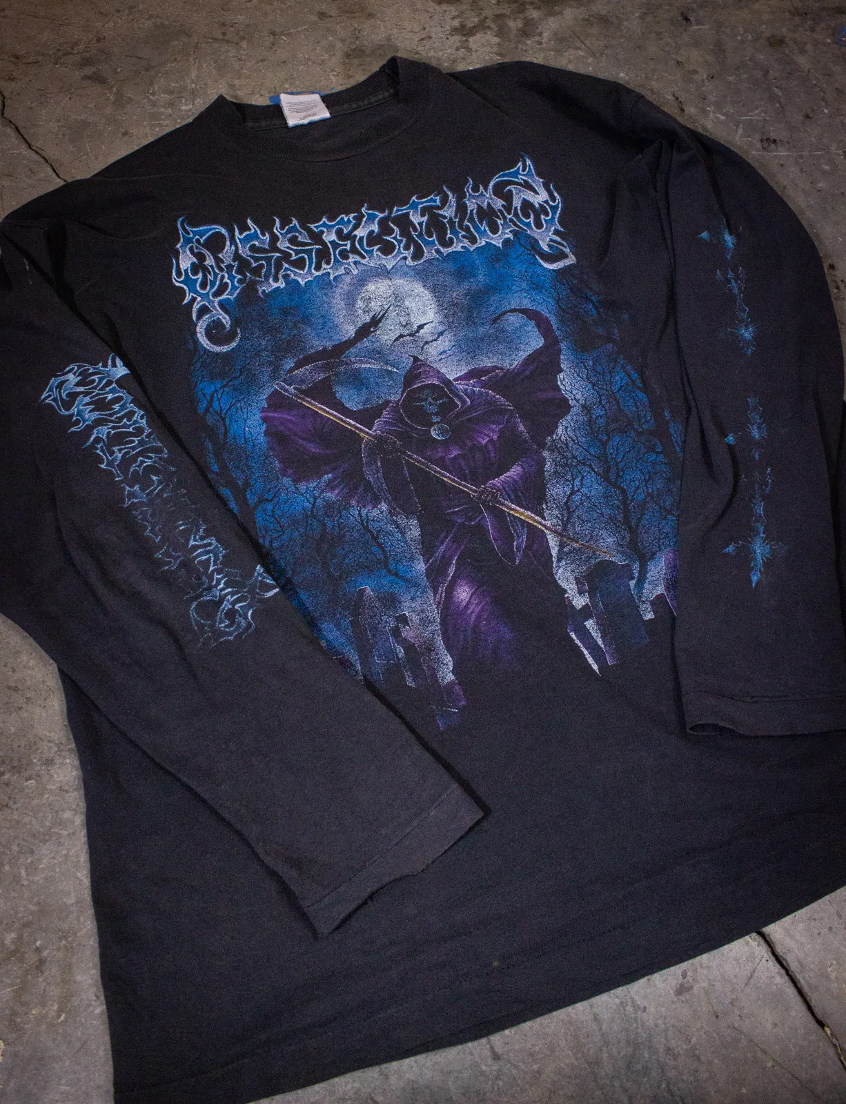 Vintage Dissection Storm of the Light's Bane Long Sleeve Concert T Shirt 1995 2XL