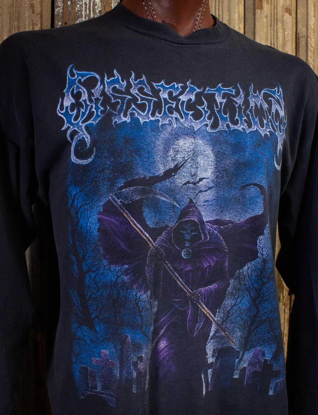 Vintage Dissection Storm of the Light's Bane Long Sleeve Concert T Shirt 1995 2XL