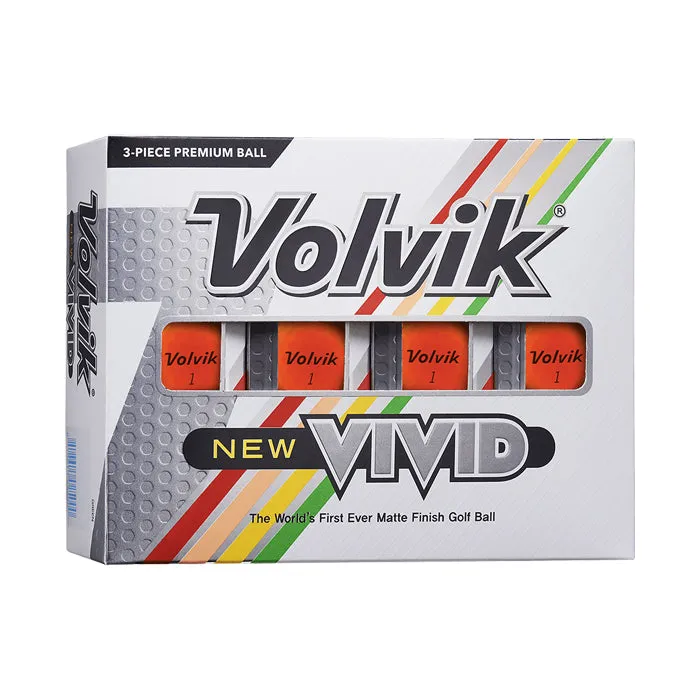 Volvik NEW Vivid Golf Balls - Orange 2 for $78