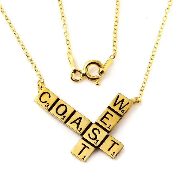 WEST COAST SCRABBLE Pendant