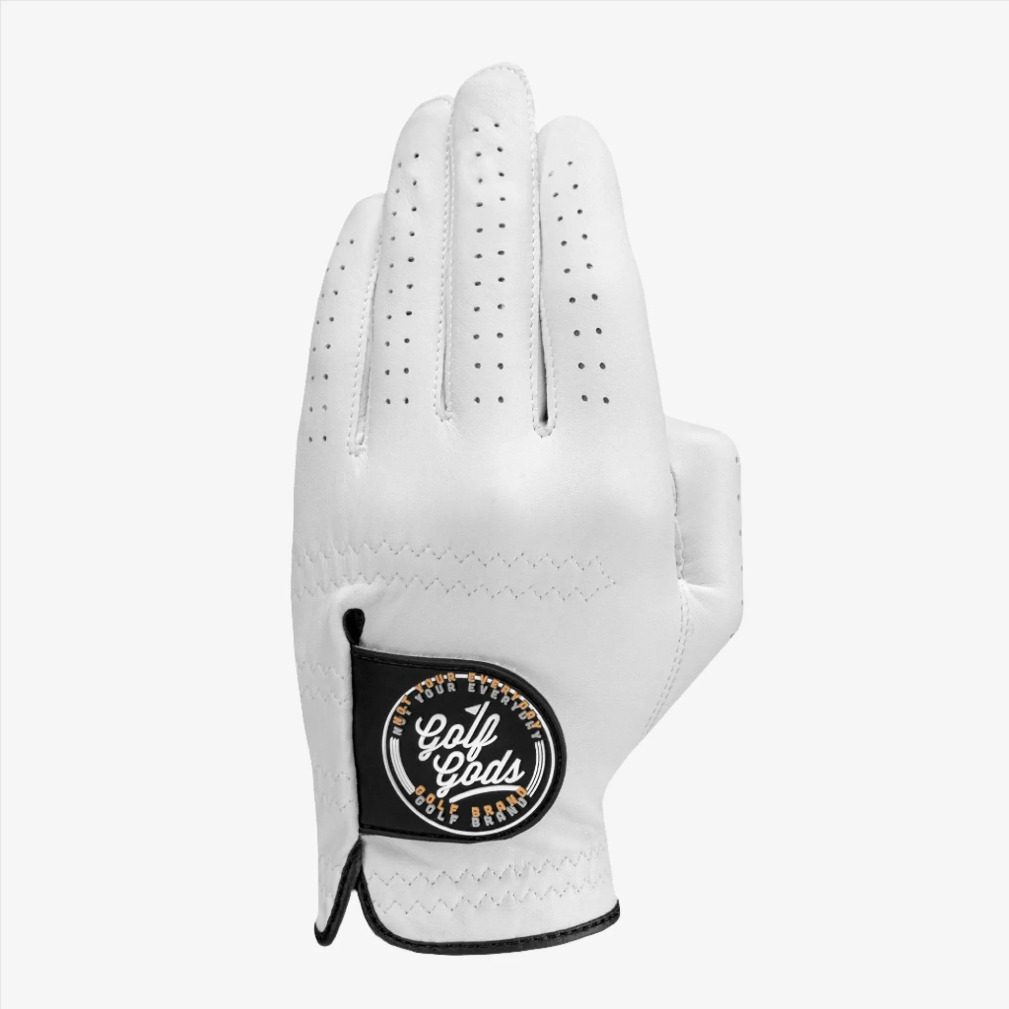 White Cabretta Leather Golf Glove 3 PACK