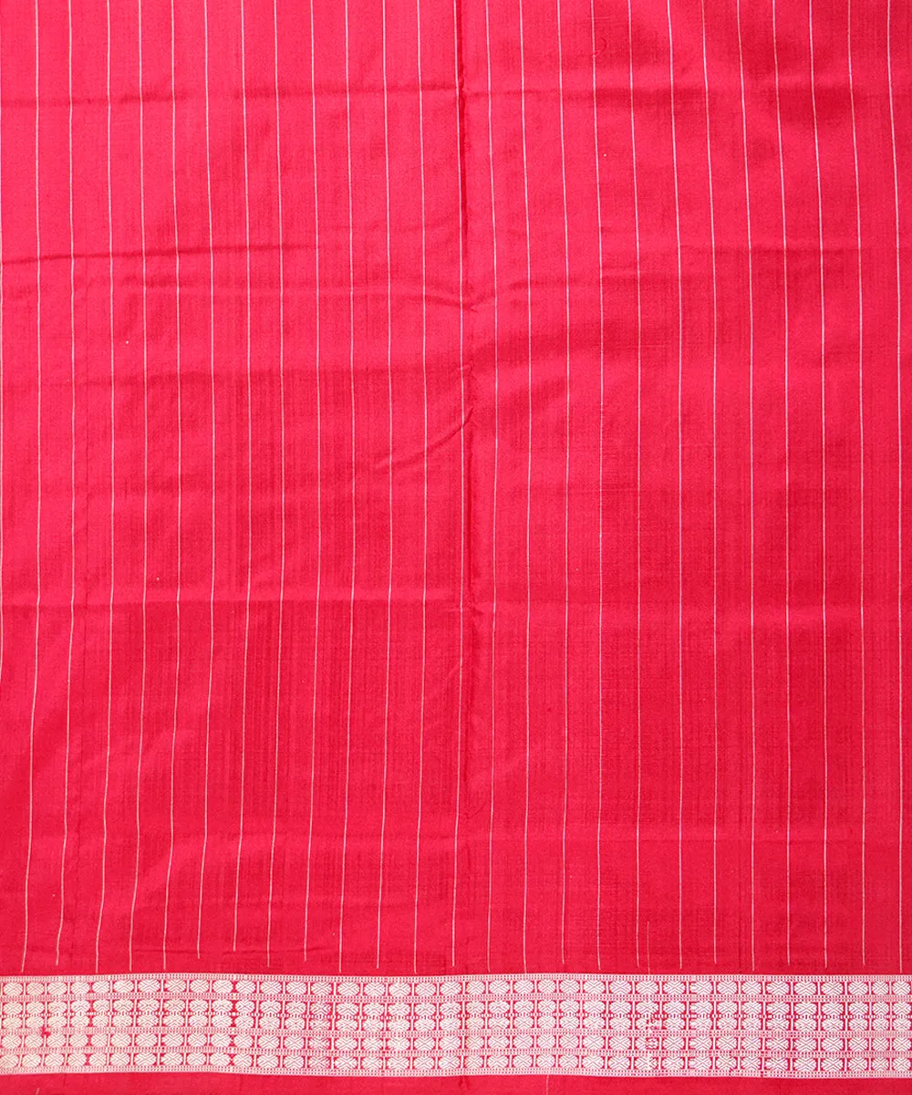 White red silk handloom sambalpuri saree