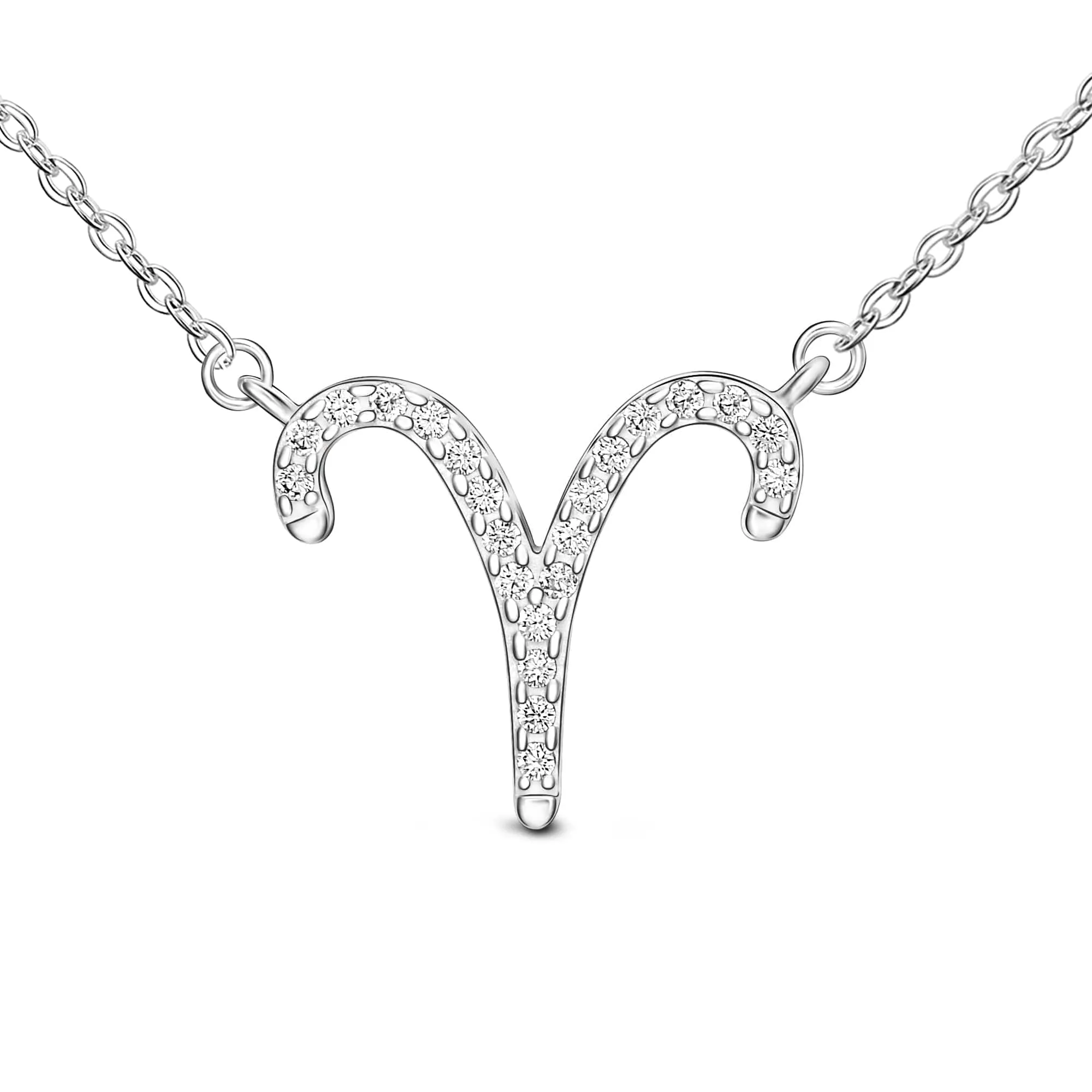 Zodiac Necklace Silver Astrology Constellation Necklace Horoscope Jewels