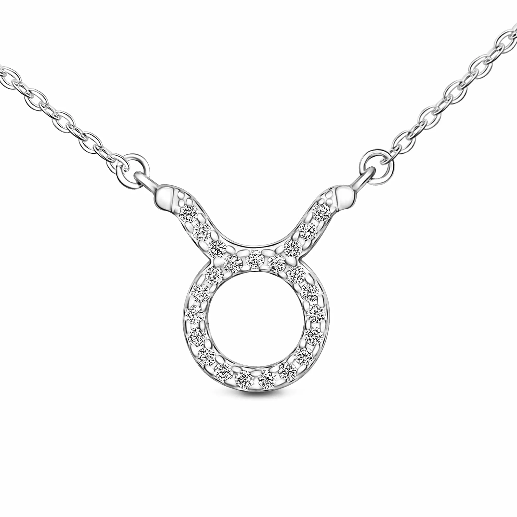 Zodiac Necklace Silver Astrology Constellation Necklace Horoscope Jewels